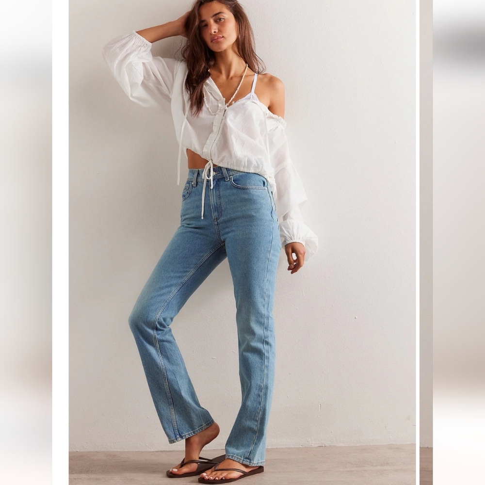 NWOT Free People We The Free Xena Slim Straight Jeans Size 26